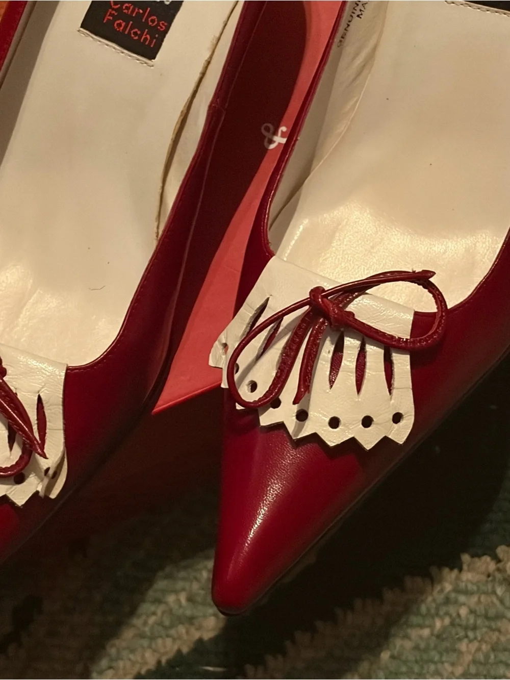 Carlos Falchi sophisticated red